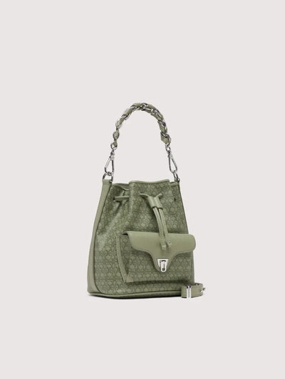 COCCINELLE BEAT GENERATION MONOGRAM COATED CAVAS SMALL