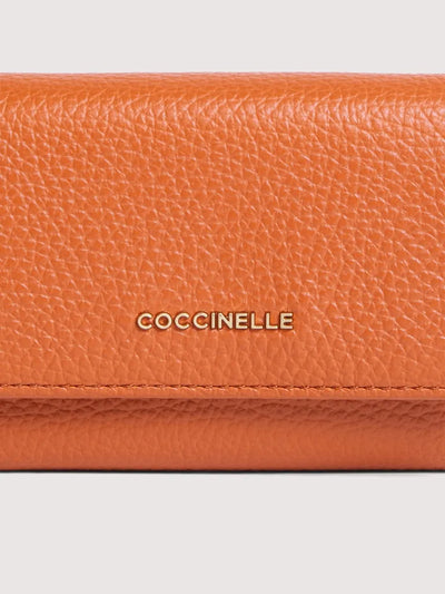 COCCINELLE METALLIC SMALL WALLET