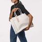 NEVER WITHOUT BAG STRAW MONOCOLOUR LARGE