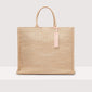 NEVER WITHOUT BAG STRAW MONOCOLOUR LARGE