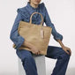 NEVER WITHOUT BAG STRAW MONOCOLOUR LARGE
