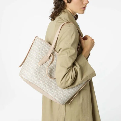 NEVER WITHOUT BAG COATED MONOGRAM MEDIUM