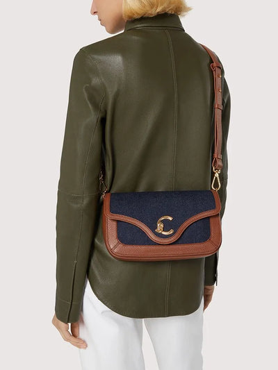 COCCINELLE C-ME DENIM MEDIUM