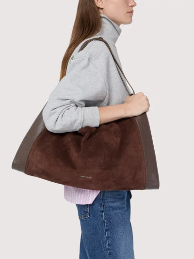 COCCINELLE ELINOR SUEDE BIMATERIAL