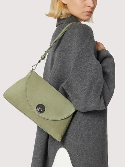 COCCINELLE NIKLA SUEDE BIMATERIAL MEDIUM