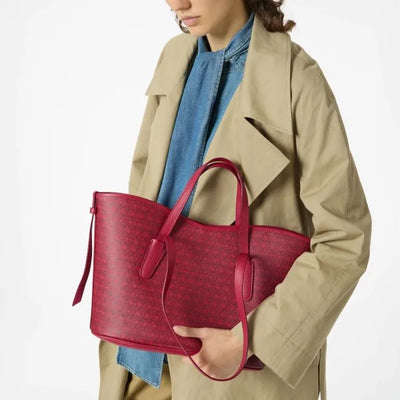 NEVER WITHOUT BAG COATED MONOGRAM MEDIUM
